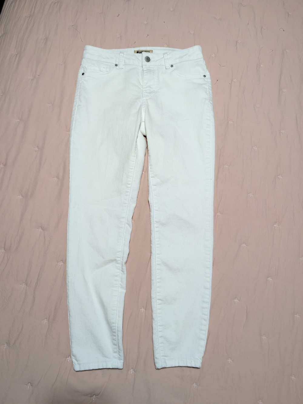 Blue Spice White Women’s Skinny Jeans